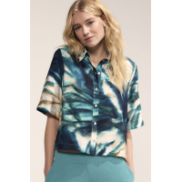 Tramontana Blouse Botanique Print Blues